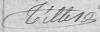 TILLET Firmin 1901 signature