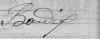 BOUDIE Florent 1900 signature