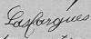 LASFARGUES Louis 1896 signature