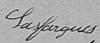 LASFARGUES Henri 1887 signature